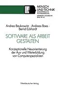 E-Book (pdf) Software als Arbeit gestalten von Andrea Baukrowitz, Andreas Boes, Bernd Eckhardt