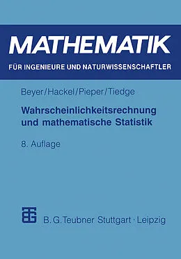 E-Book (pdf) Wahrscheinlichkeitsrechnung und mathematische Statistik von Otfried Beyer, Horst Hackel, Volkmar Pieper