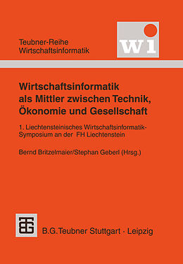 E-Book (pdf) Wirtschaftsinformatik als Mittler zwischen Technik, Ökonomie und Gesellschaft von 