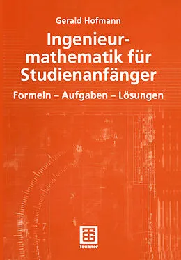 E-Book (pdf) Ingenieurmathematik für Studienanfänger von Gerald Hofmann