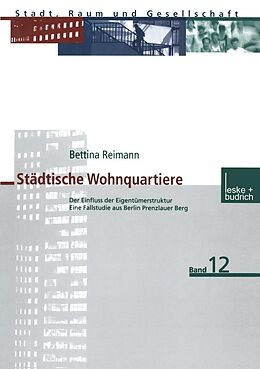E-Book (pdf) Städtische Wohnquartiere von Bettina Reimann