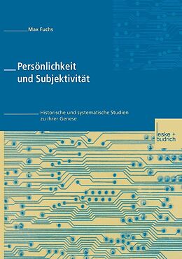 E-Book (pdf) Persönlichkeit und Subjektivität von Max Fuchs