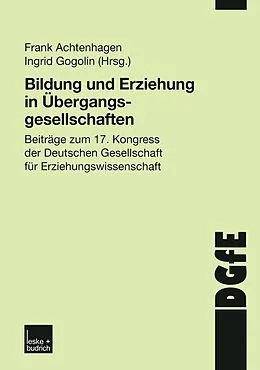 E-Book (pdf) Bildung und Erziehung in Übergangsgesellschaften von 