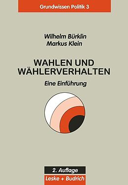 E-Book (pdf) Wahlen und Wählerverhalten von Wilhelm Bürklin