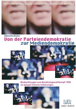 E-Book (pdf) Von der Parteiendemokratie zur Mediendemokratie von Albrecht Müller