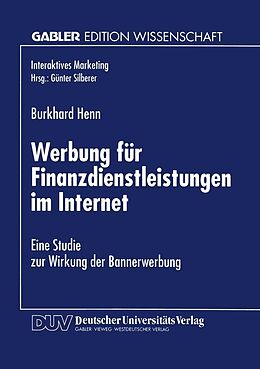 E-Book (pdf) Werbung für Finanzdienstleistungen im Internet von 