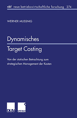 E-Book (pdf) Dynamisches Target Costing von Werner Mussnig