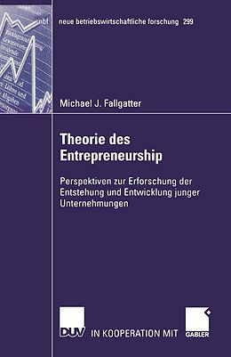 E-Book (pdf) Theorie des Entrepreneurship von Michael Fallgatter