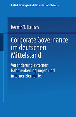 E-Book (pdf) Corporate Governance im deutschen Mittelstand von Kerstin T. Hausch