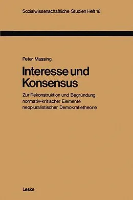 E-Book (pdf) Interesse und Konsensus von Peter Massing