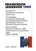 E-Book (pdf) Frankreich-Jahrbuch 1989 von Deutsch-Französisches Institut