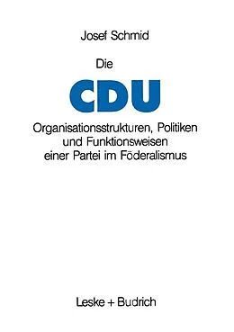 E-Book (pdf) Die CDU von Josef Schmid
