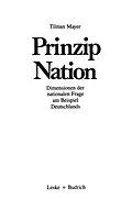 E-Book (pdf) Prinzip Nation von Tilman Mayer