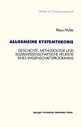 E-Book (pdf) Allgemeine Systemtheorie von Klaus Müller