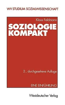 E-Book (pdf) Soziologie kompakt von Klaus Feldmann
