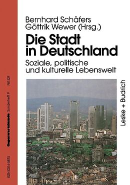 E-Book (pdf) Die Stadt in Deutschland von 