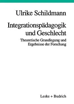 E-Book (pdf) Integrationspädagogik und Geschlecht von Ulrike Schildmann