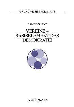 E-Book (pdf) Vereine - Basiselement der Demokratie von Annette Zimmer