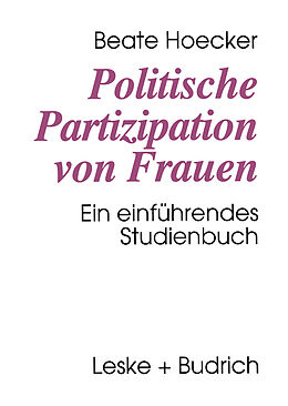 Kartonierter Einband Politische Partizipation von Frauen von Beate Hoecker