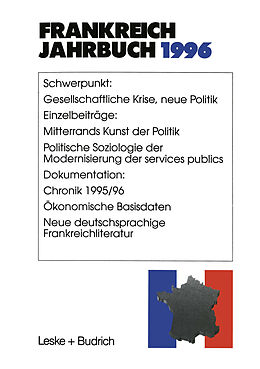Kartonierter Einband Frankreich-Jahrbuch 1996 von Lothar Albertin, Wolfgang Asholt, Hans Manfred Bock