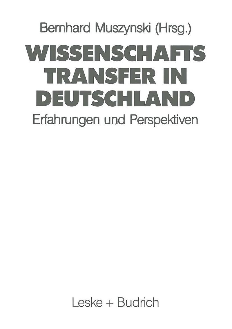 Wissenschaftstransfer in Deutschland