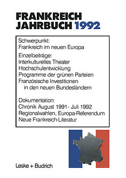 Kartonierter Einband Frankreich-Jahrbuch 1992 von Deutsch-Französisches Institut
