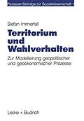 E-Book (pdf) Territorium und Wahlverhalten von Stefan Immerfall