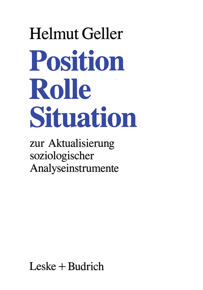 Position  Rolle  Situation