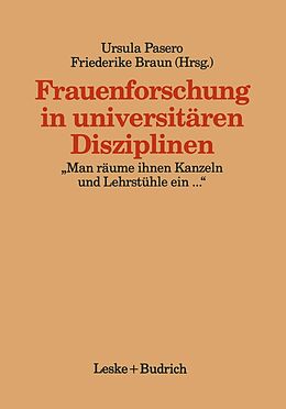 E-Book (pdf) Frauenforschung in universitären Disziplinen von 
