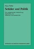 E-Book (pdf) Schüler und Politik von Klaus Rothe