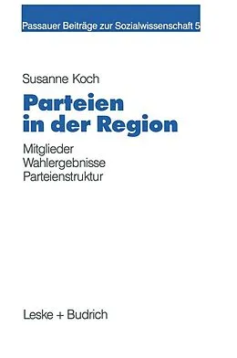 E-Book (pdf) Parteien in der Region von Susanne Koch