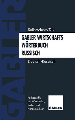 Kartonierter Einband Gabler Wirtschaftswörterbuch Russisch von 
