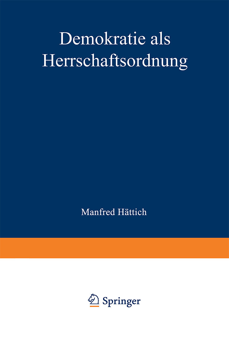Demokratie als Herrschaftsordnung