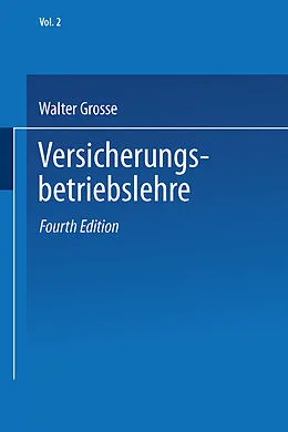 E-Book (pdf) Versicherungsenzyklopädie von Walter Grosse