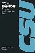 E-Book (pdf) Die CSU von Alf Mintzel