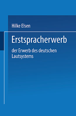 E-Book (pdf) Erstspracherwerb von Hilke Elsen