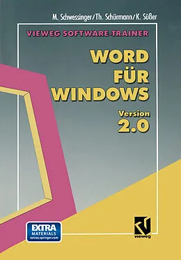 E-Book (pdf) Vieweg Software-Trainer Word für Windows 2.0 von T. Schürmann, K. Süßer