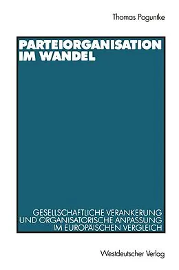 E-Book (pdf) Parteiorganisation im Wandel von Thomas Poguntke