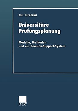 E-Book (pdf) Universitäre Prüfungsplanung von Jan Juretzka