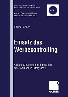 E-Book (pdf) Einsatz des Werbecontrolling von Volker Janßen