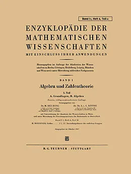 E-Book (pdf) 15. Darstellungstheorie der Endlichen Gruppen von Hermann Boerner