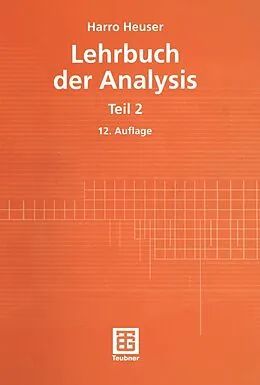 E-Book (pdf) Lehrbuch der Analysis von Harro Heuser