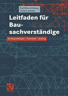 E-Book (pdf) Leitfaden für Bausachverständige von Karl-Heinz Keldungs, Norbert Arbeiter