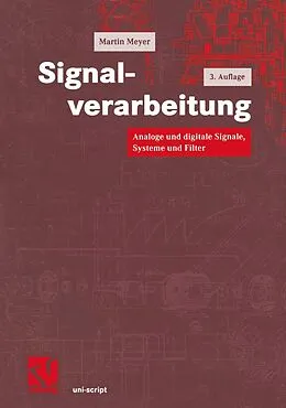 E-Book (pdf) Signalverarbeitung von Martin Meyer