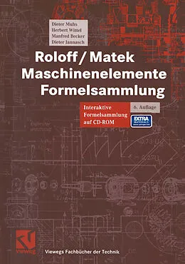 E-Book (pdf) Roloff / Matek Maschinenelemente von Dieter Muhs, Herbert Wittel, Manfred Becker