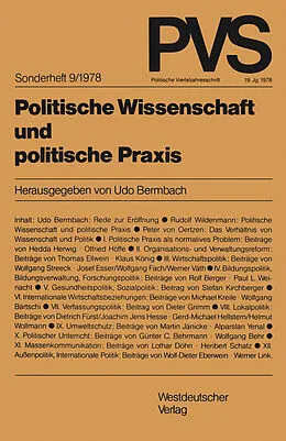 E-Book (pdf) Politische Wissenschaft und politische Praxis von 