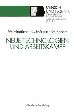 E-Book (pdf) Neue Technologien und Arbeitskampf von Claus Mäulen, Günter Scharf