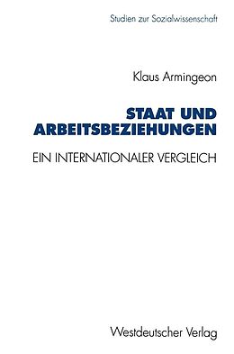 E-Book (pdf) Staat und Arbeitsbeziehungen von Klaus Armingeon