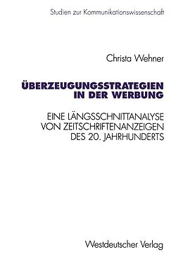 E-Book (pdf) Überzeugungsstrategien in der Werbung von Christa Wehner