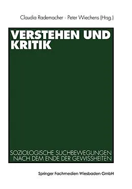 E-Book (pdf) Verstehen und Kritik von 